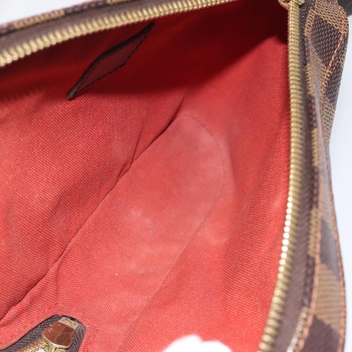 Louis Vuitton Geronimos Waist Bag Damier, BROWN, CANVAS, Clutche & pouche
