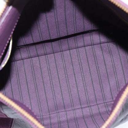 Louis Vuitton Audacieuse Handbag Monogram Empreinte Leather, PURPLE, LEATHER, Shoulder bag