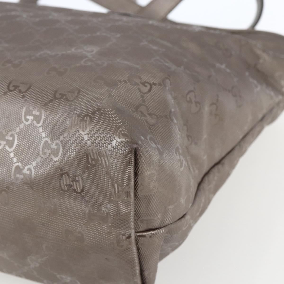 Gucci Plus Tote GG Imprime, SILVER, PVC, Tote bag