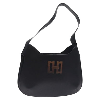 Salvatore Ferragamo Vintage Shoulder Bag Leather, BLACK, LEATHER, Shoulder bag