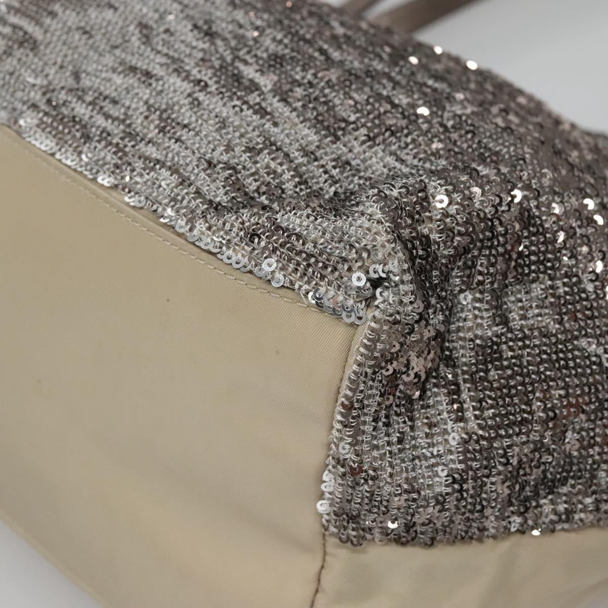 Salvatore Ferragamo Vala tote Nylon, SILVER, NYLON, Tote bag