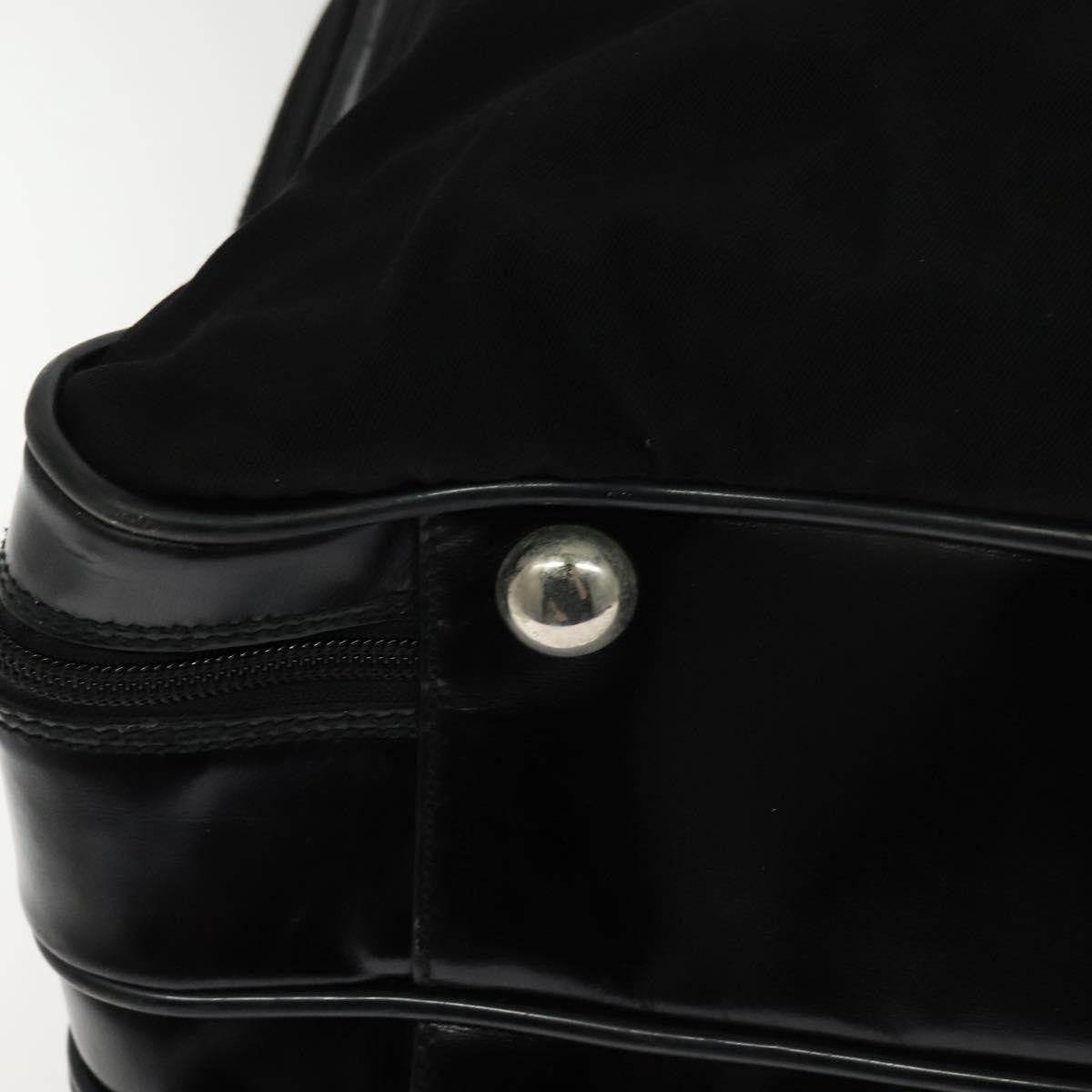 Gucci Vintage Boston Bag Canvas, BLACK, CANVAS, Travel bag