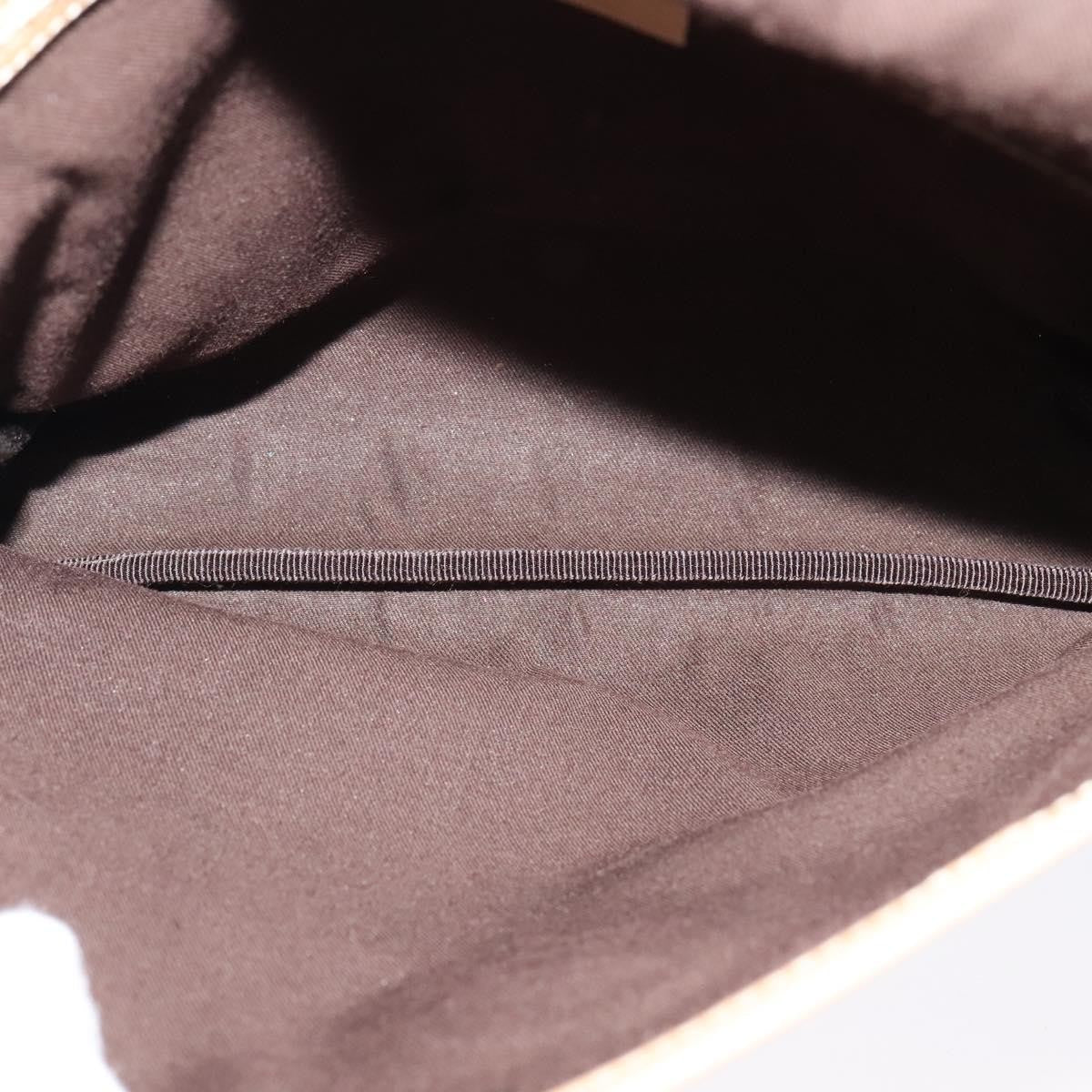 Gucci Flap Messenger GG Coated Canvas, WHITE, PVC, Shoulder bag