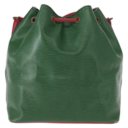 Louis Vuitton Bicolor Petit Noe Handbag Epi Leather, GREEN, LEATHER, Shoulder bag