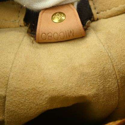 Louis Vuitton Looping Handbag Monogram Canvas, BROWN, CANVAS, Handbag