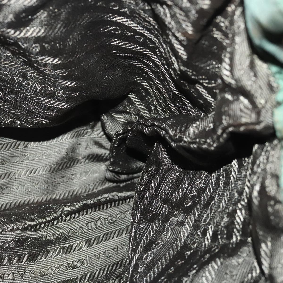 Prada Buckle Backpack Quilted Tessuto, GREEN, NYLON, Backpack