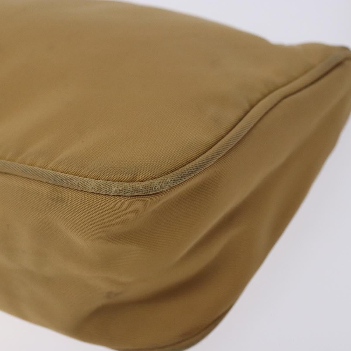 Prada Pochette Shoulder Bag Tessuto, BEIGE, NYLON, Clutche & pouche