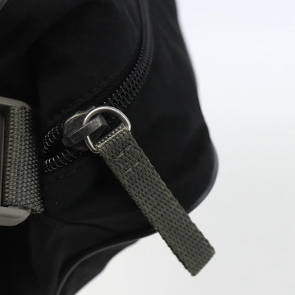 Prada Sport Zip Shoulder Bag Tessuto, BLACK, NYLON, Shoulder bag