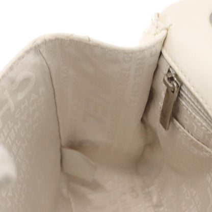 Chanel Reissue 2.55 Flap Bag Leather, WHITE, LEATHER, Shoulder bag