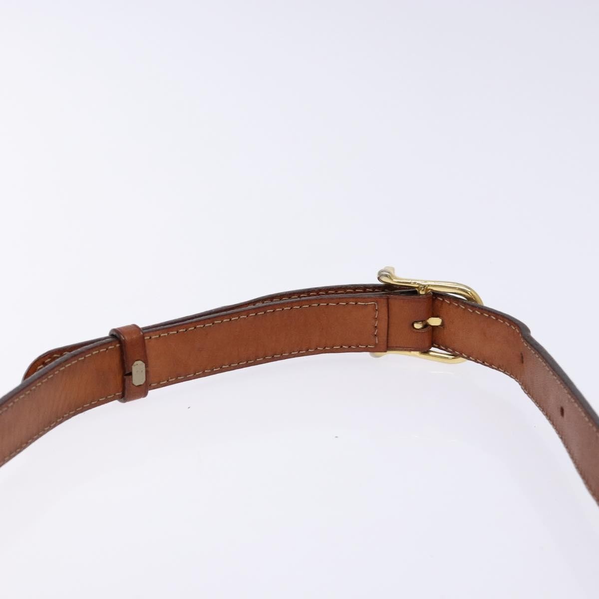 Celine Macadam Shoulder Bag PVC Leather, BROWN, CANVAS, Shoulder bag