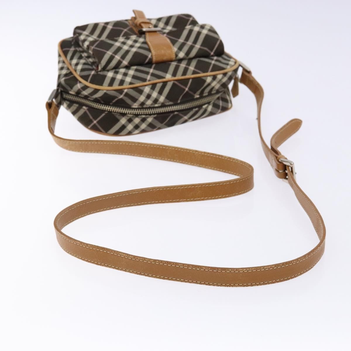 Burberry Nova Check Blue Label Canvas, BROWN, CANVAS, Shoulder bag