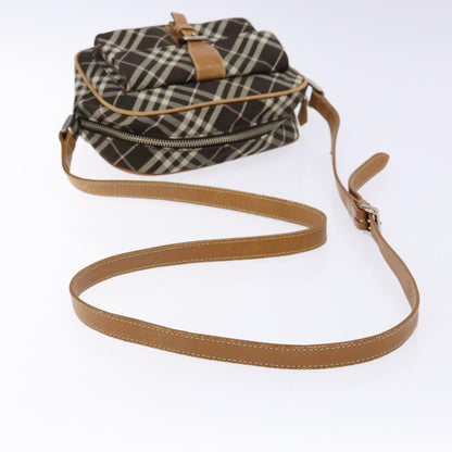 Burberry Nova Check Blue Label Canvas, BROWN, CANVAS, Shoulder bag