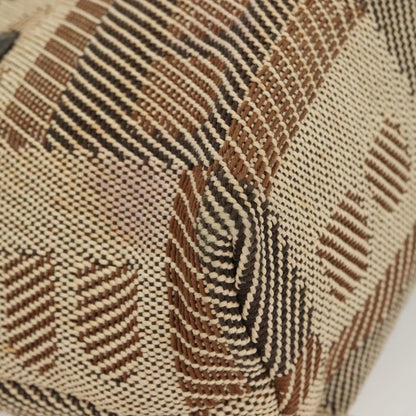 Bally Vintage Tote Bag Canvas, BROWN, CANVAS, Tote bag