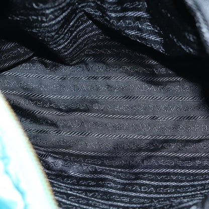 Prada Chain Shoulder Bag Tessuto, BLUE, NYLON, Shoulder bag