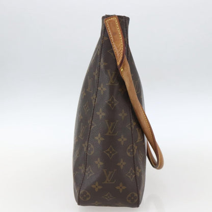 Louis Vuitton Looping Handbag Monogram Canvas, BROWN, CANVAS, Shoulder bag