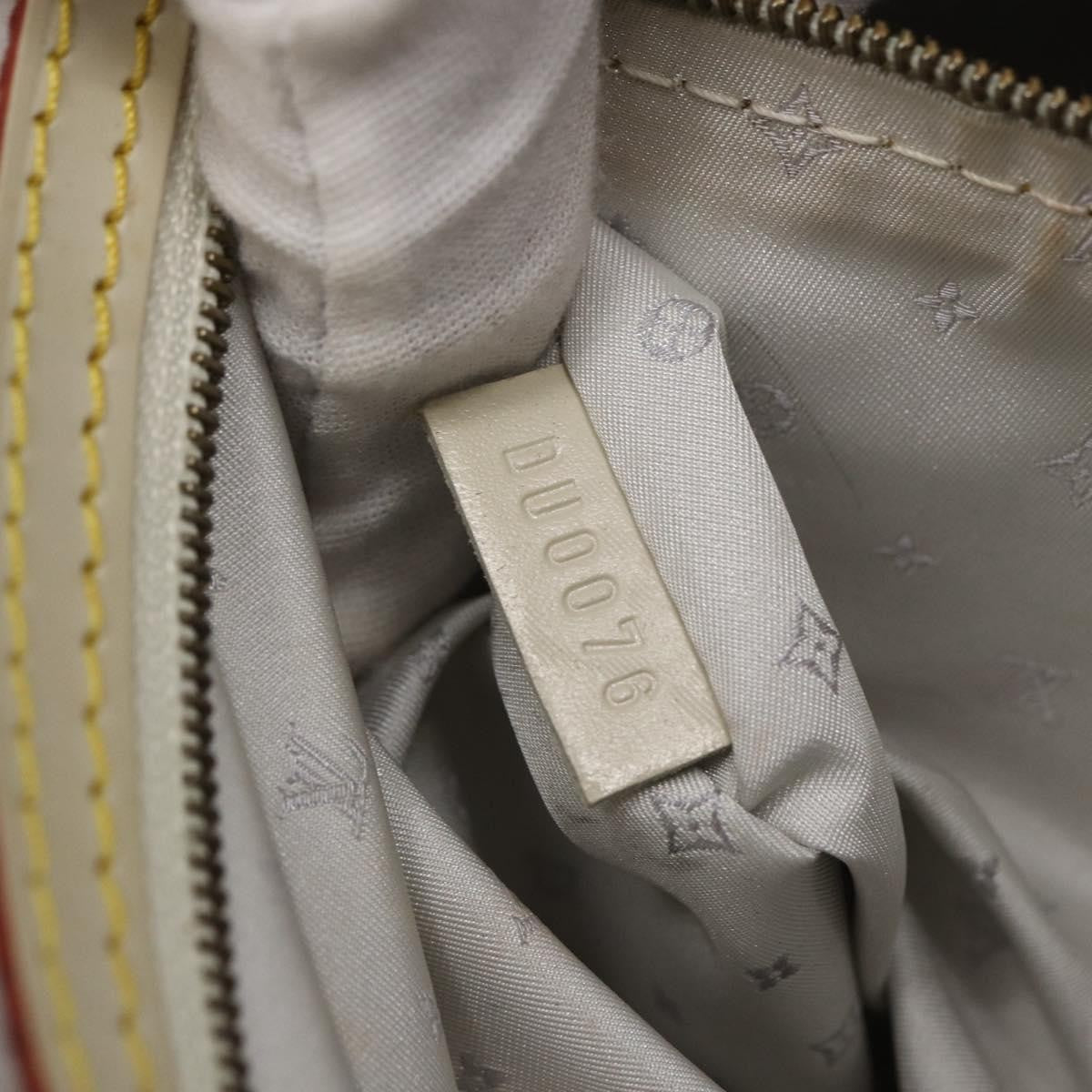 Louis Vuitton Suhali Lockit Handbag Leather, WHITE, LEATHER, Handbag