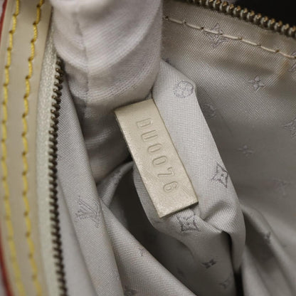 Louis Vuitton Suhali Lockit Handbag Leather, WHITE, LEATHER, Handbag