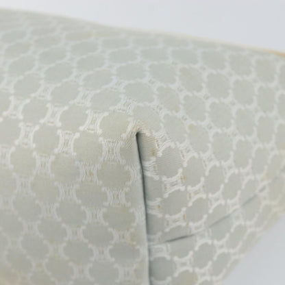 Celine Macadam Handbag Macadam with leather, SILVER, CANVAS, Handbag