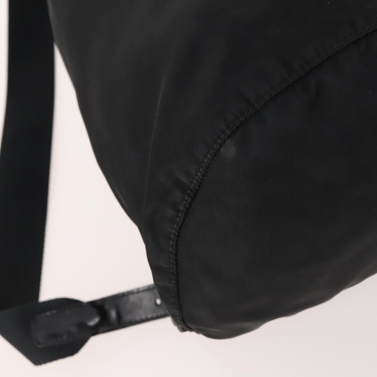 Prada Logo Backpack Tessuto, BLACK, NYLON, Backpack