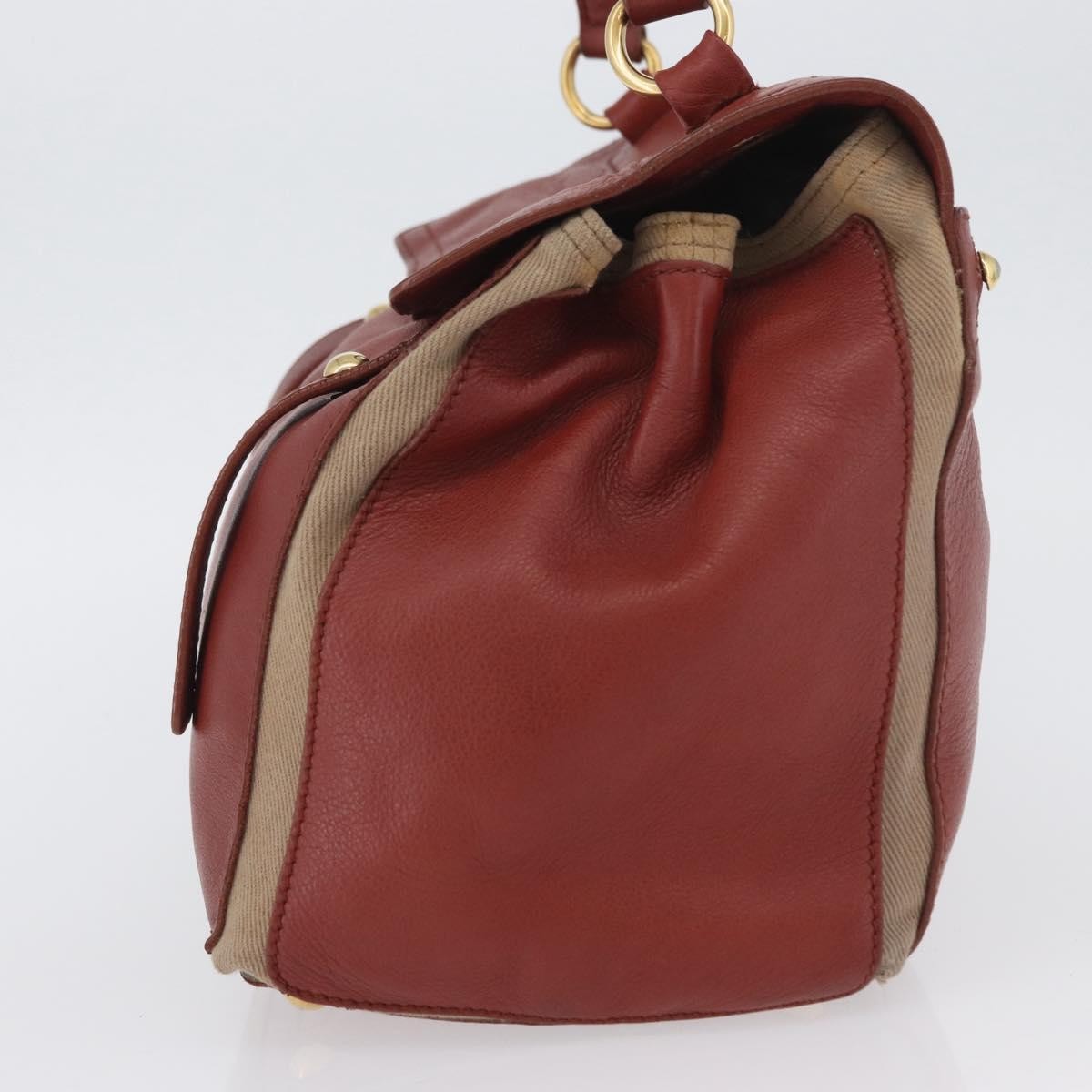 Saint Laurent Muse Two Bag Leather, Red, Leather, Handbag