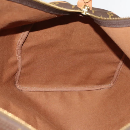 Louis Vuitton Keepall Bag Monogram Canvas, BROWN, CANVAS, Travel bag