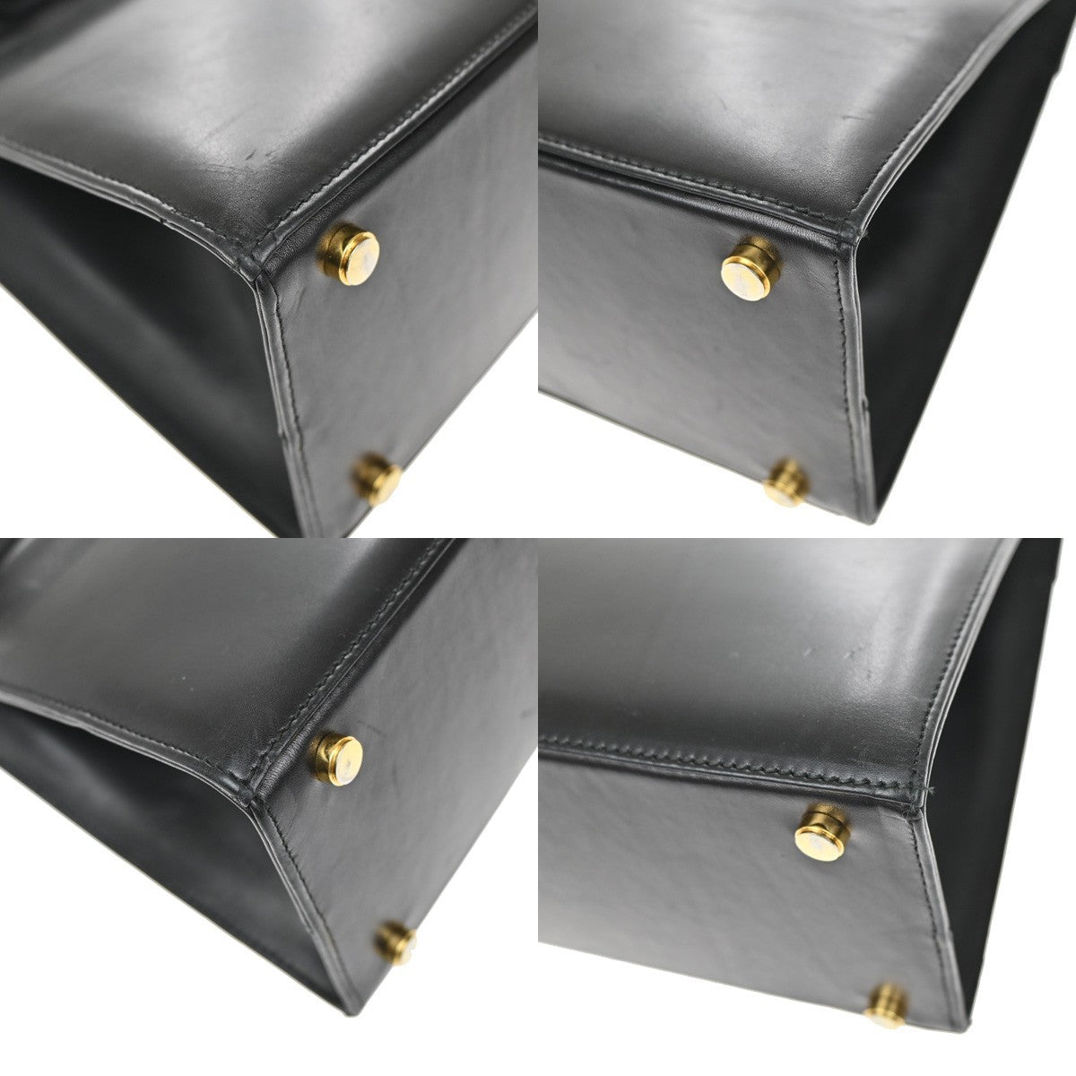 Salvatore Ferragamo Convertible Vara Bow Tote Leather, BLACK, LEATHER, Handbag