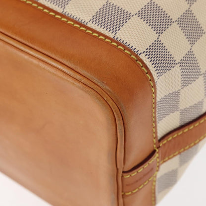 Louis Vuitton Noe Handbag Damier, WHITE, CANVAS, Handbag