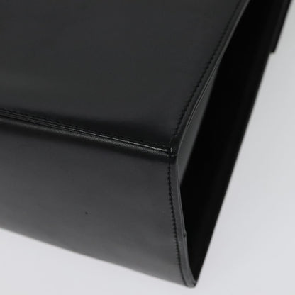 Salvatore Ferragamo Gancini Convertible Top Handle Bag Leather, BLACK, LEATHER, Handbag