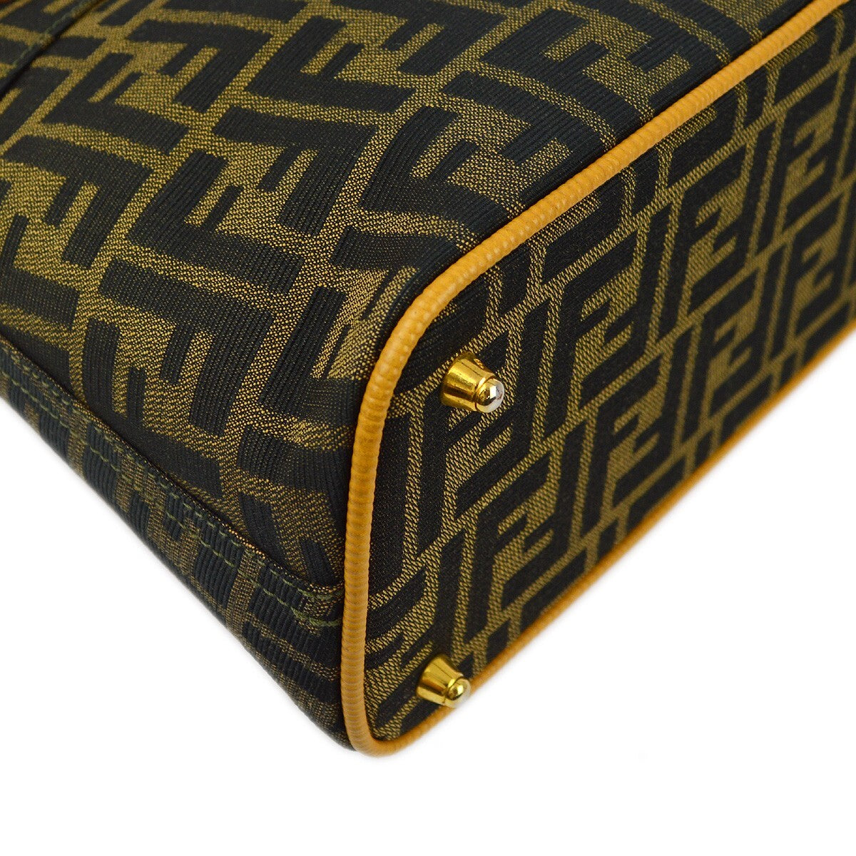 Fendi Convertible Dome Bag Zucca Canvas, BROWN, CANVAS, Bag