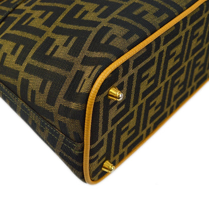 Fendi Convertible Dome Bag Zucca Canvas, BROWN, CANVAS, Bag