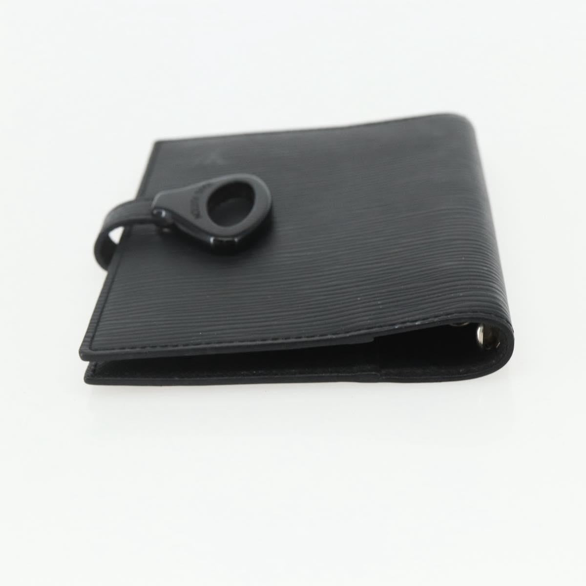 Louis Vuitton Agenda Cover Epi Leather, BLACK, LEATHER, Wallets
