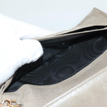 Balenciaga Giant Money Flap Wallet Leather, BEIGE, LEATHER, Wallets