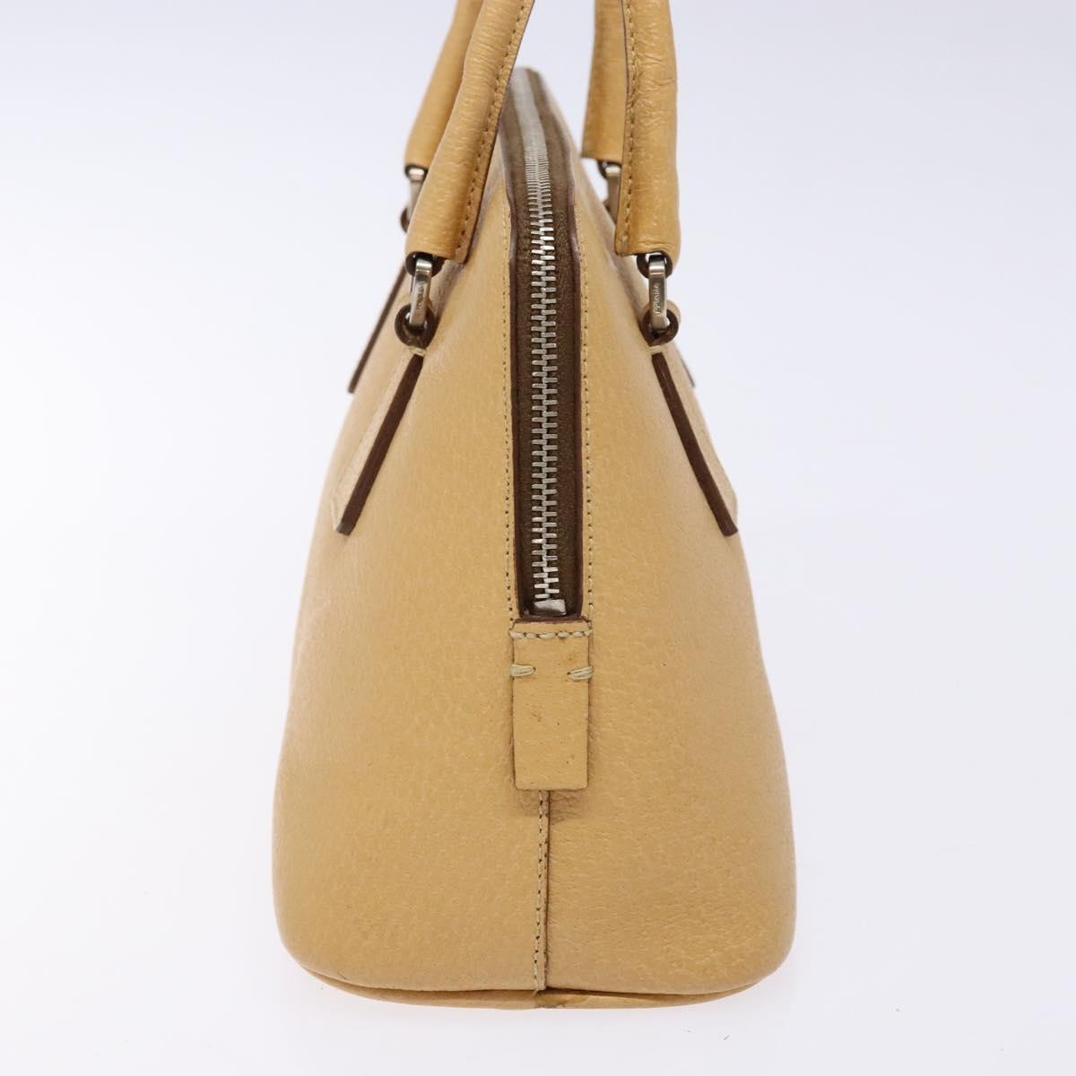 Prada Cuir Promenade Bag Saffiano Leather, BEIGE, LEATHER, Handbag