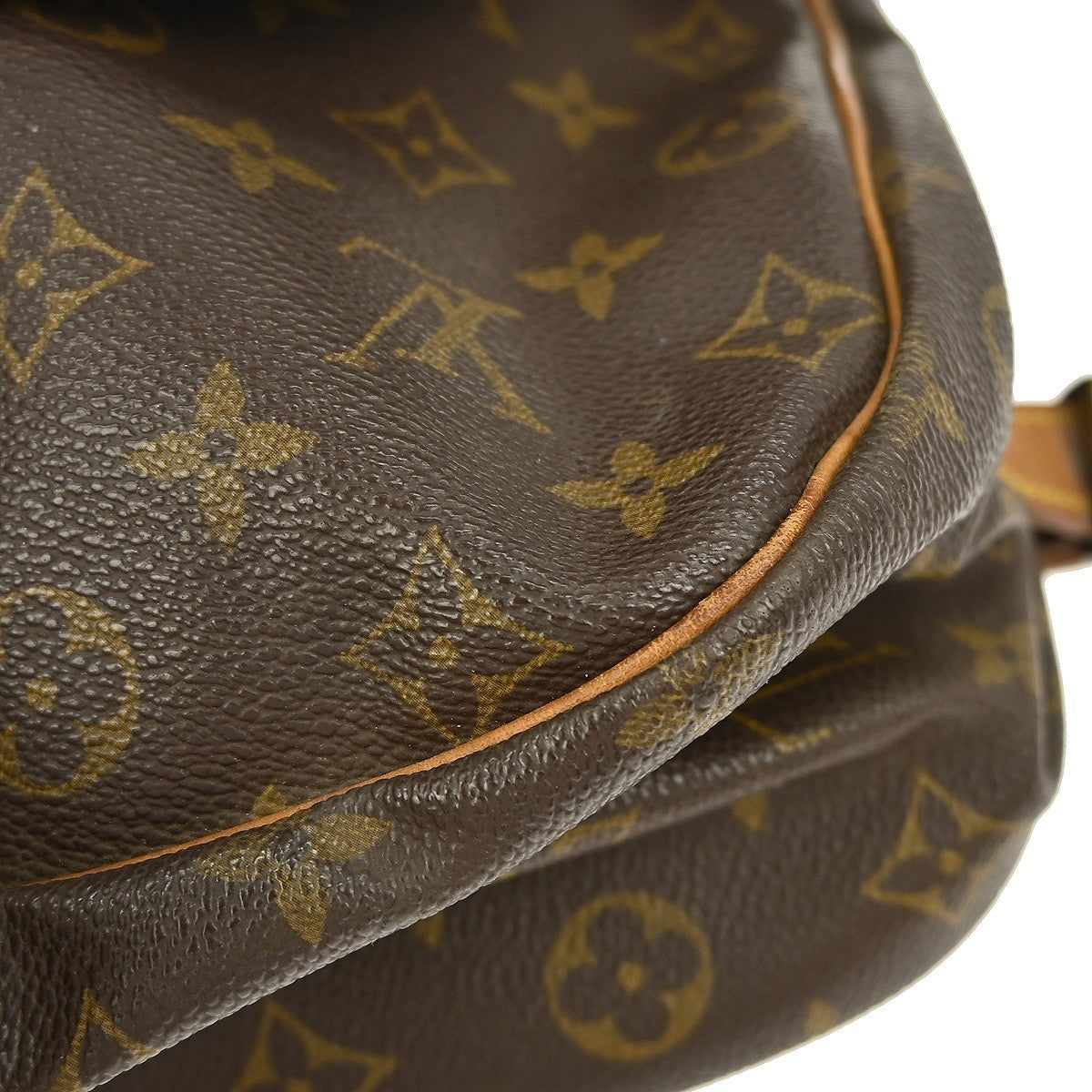 Louis Vuitton Saumur Handbag Monogram Canvas, BROWN, CANVAS, Shoulder bag