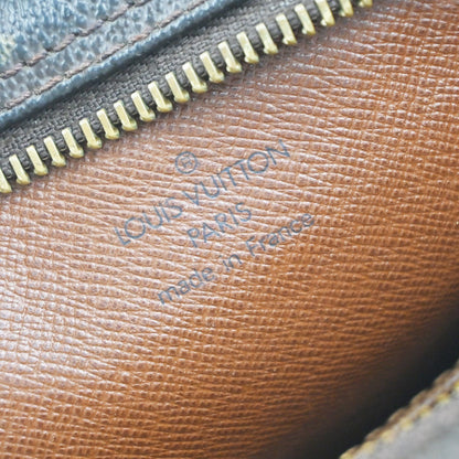 Louis Vuitton Danube Handbag Monogram Canvas, BROWN, CANVAS, Shoulder bag