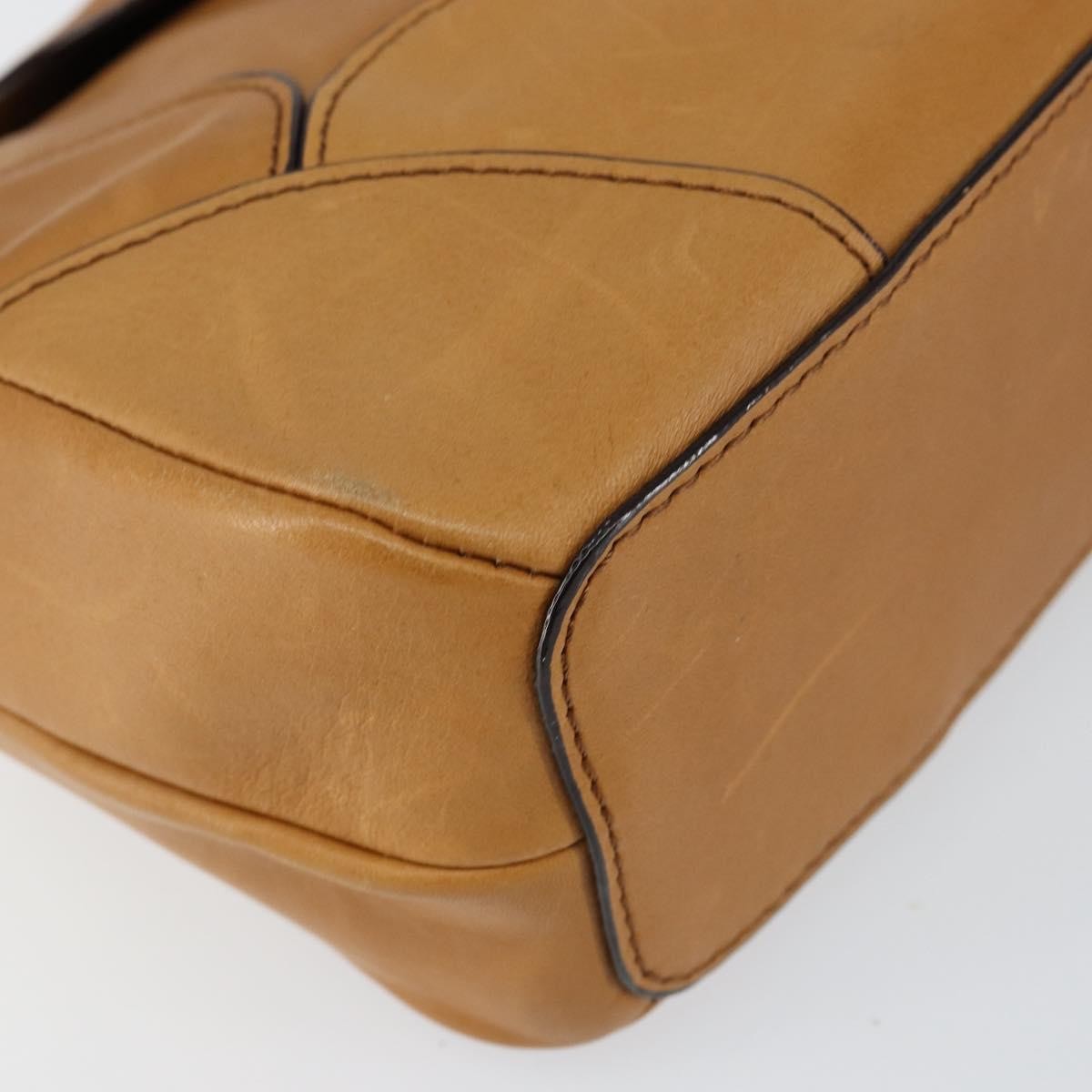 Chloe Vintage handbag Leather, BROWN, LEATHER, Shoulder bag