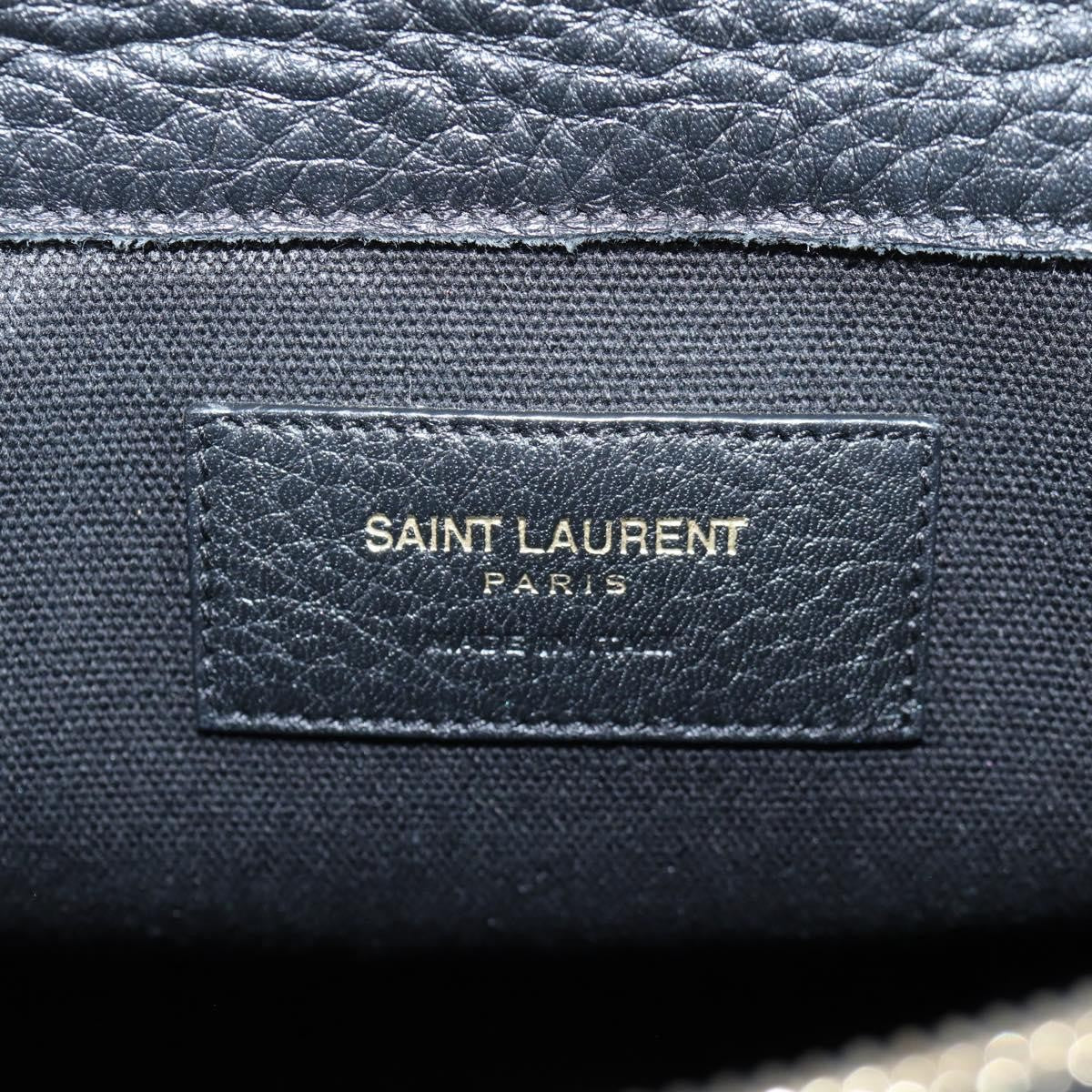 Saint Laurent Muse Two Bag Leather, BLACK, LEATHER, Handbag
