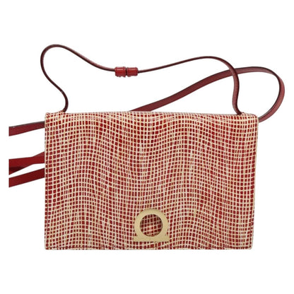 Salvatore Ferragamo Gancini Shoulder Bag Leather, RED, LEATHER, Shoulder bag