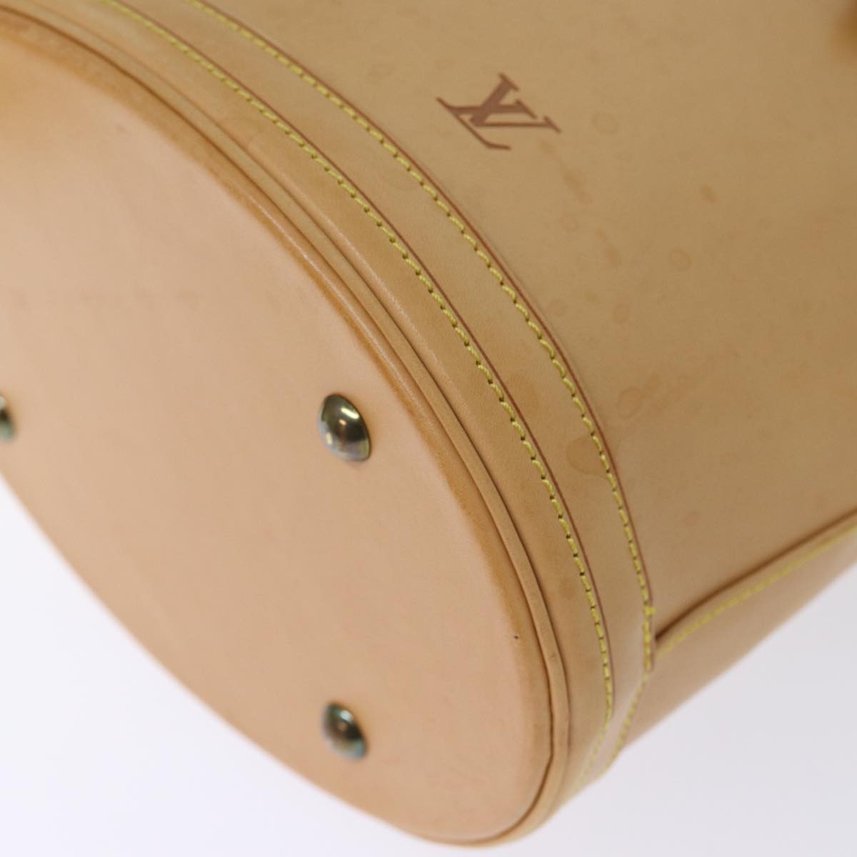 Louis Vuitton Bucket Bag Leather, BEIGE, LEATHER, Handbag