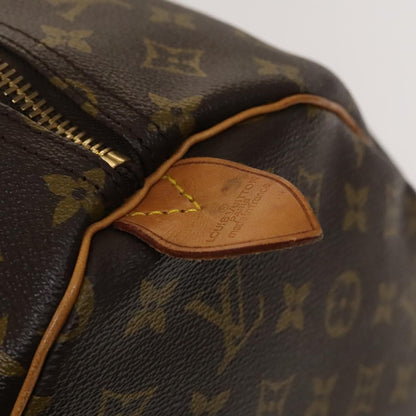 Louis Vuitton Keepall Bag Monogram Canvas, BROWN, CANVAS, Travel bag
