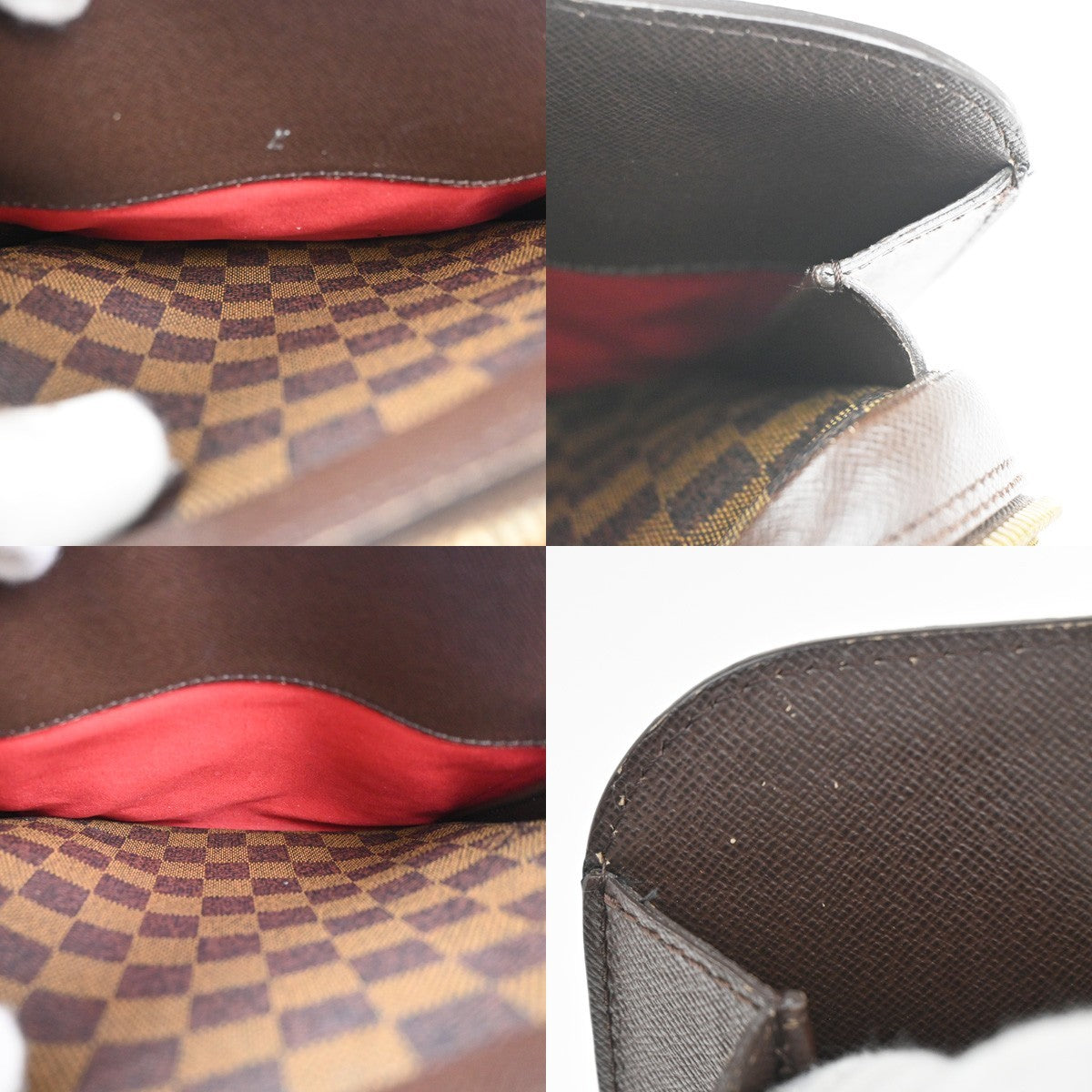 Louis Vuitton Triana Bag Damier, Brown, Canvas, Handbag