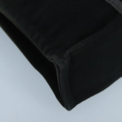 Hermes Fourre Tout Tote Canvas, BLACK, CANVAS, Tote bag