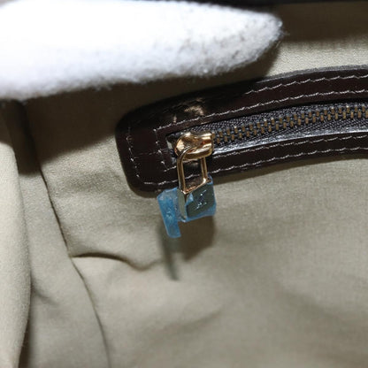 Louis Vuitton Josephine Handbag Mini Lin, KHAKI, CANVAS, Handbag