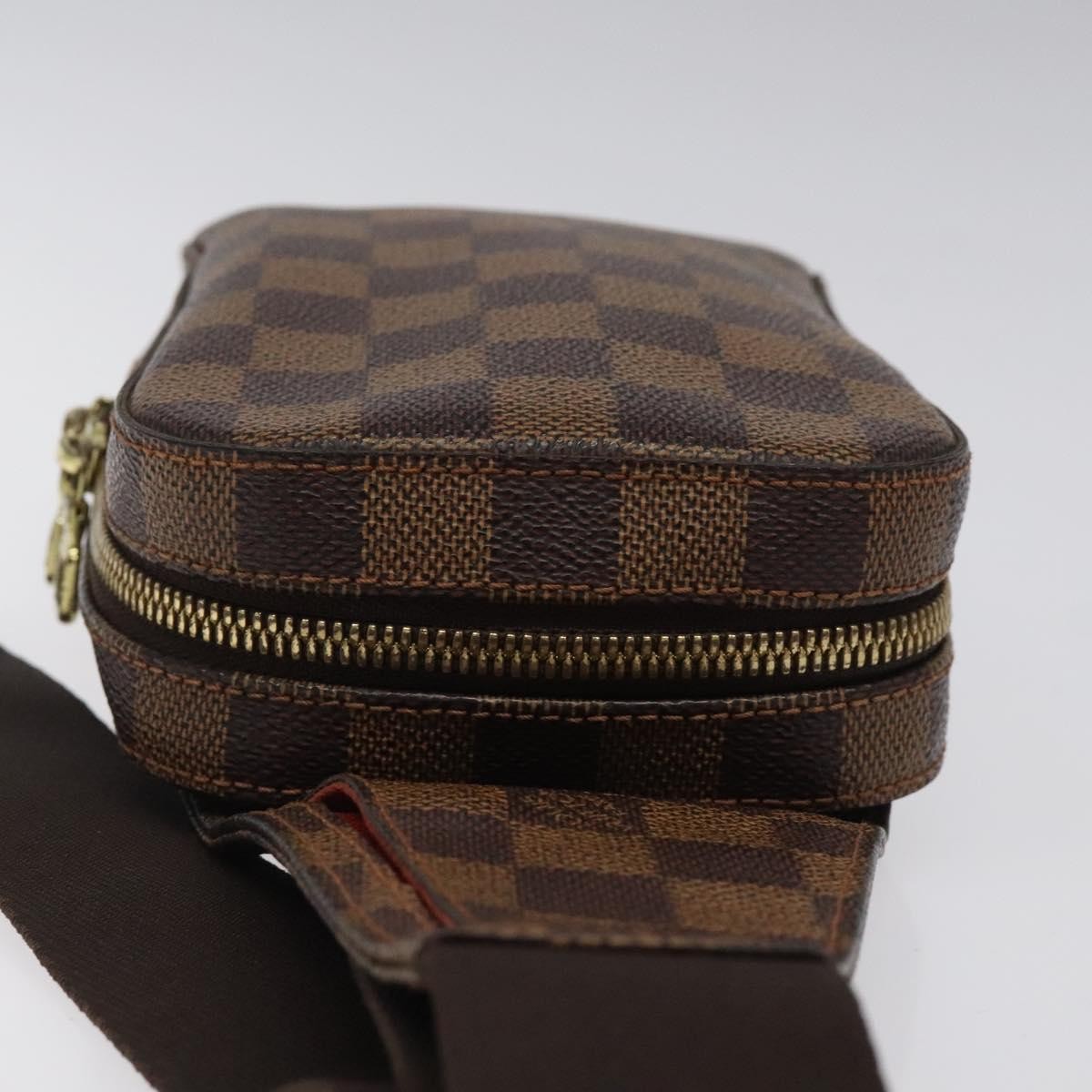 Louis Vuitton Geronimos Waist Bag Damier, BROWN, CANVAS, Clutche & pouche