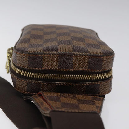 Louis Vuitton Geronimos Waist Bag Damier, BROWN, CANVAS, Clutche & pouche