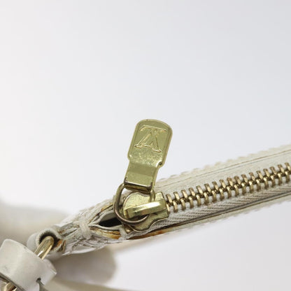 Louis Vuitton Delmonico Pochette Stretch Epi Leather, ECRU, LEATHER, Clutche & pouche