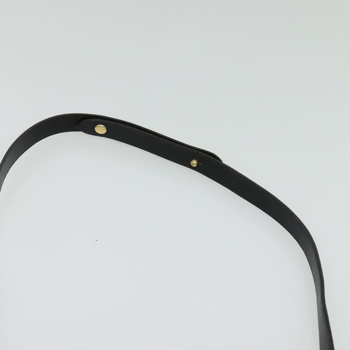 Christian Dior Vintage Trotter Flap Shoulder Bag Canvas, BLACK, CANVAS, Shoulder bag