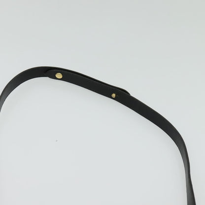 Christian Dior Vintage Trotter Flap Shoulder Bag Canvas, BLACK, CANVAS, Shoulder bag