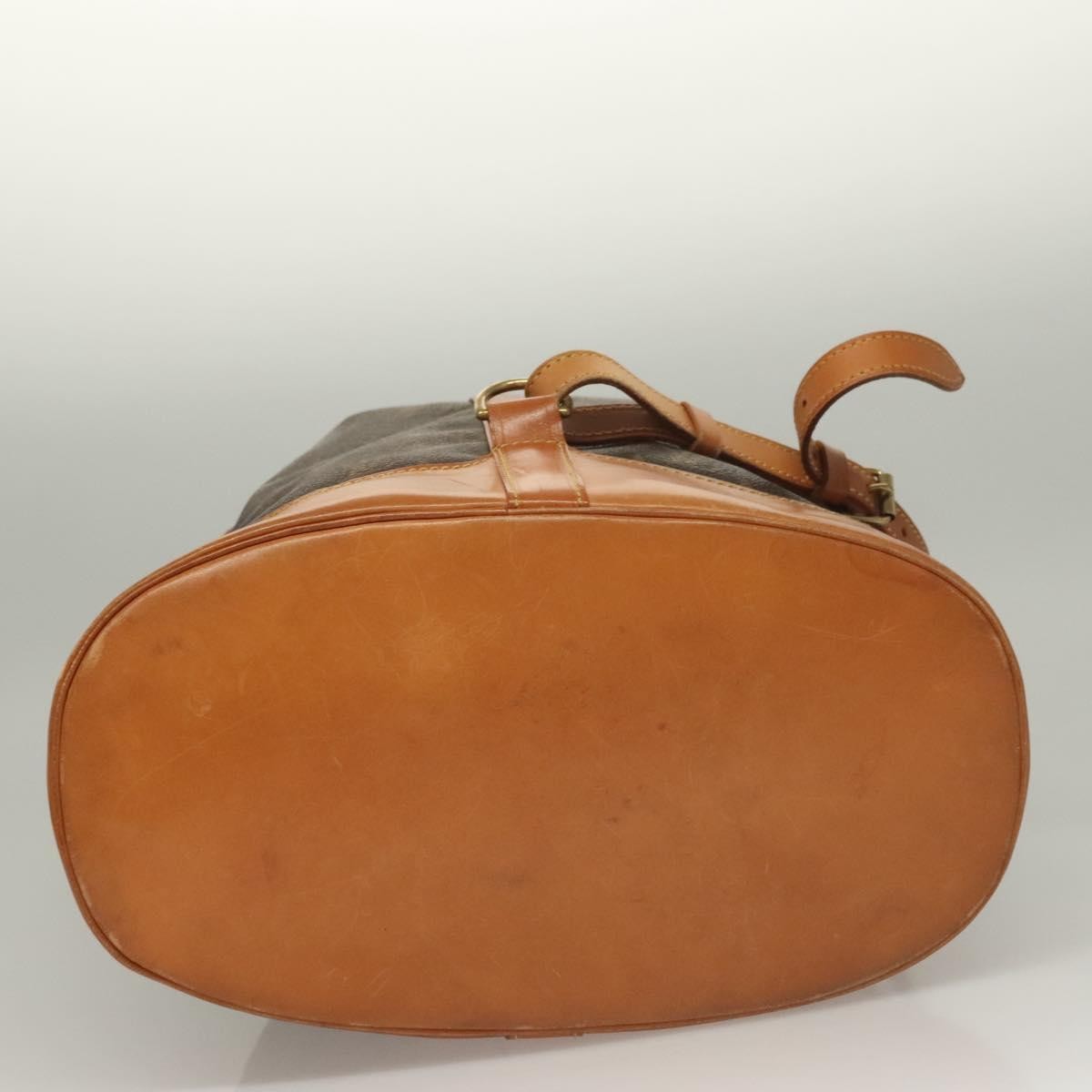 Louis Vuitton Randonnee Backpack Monogram Canvas, BROWN, CANVAS, Shoulder bag