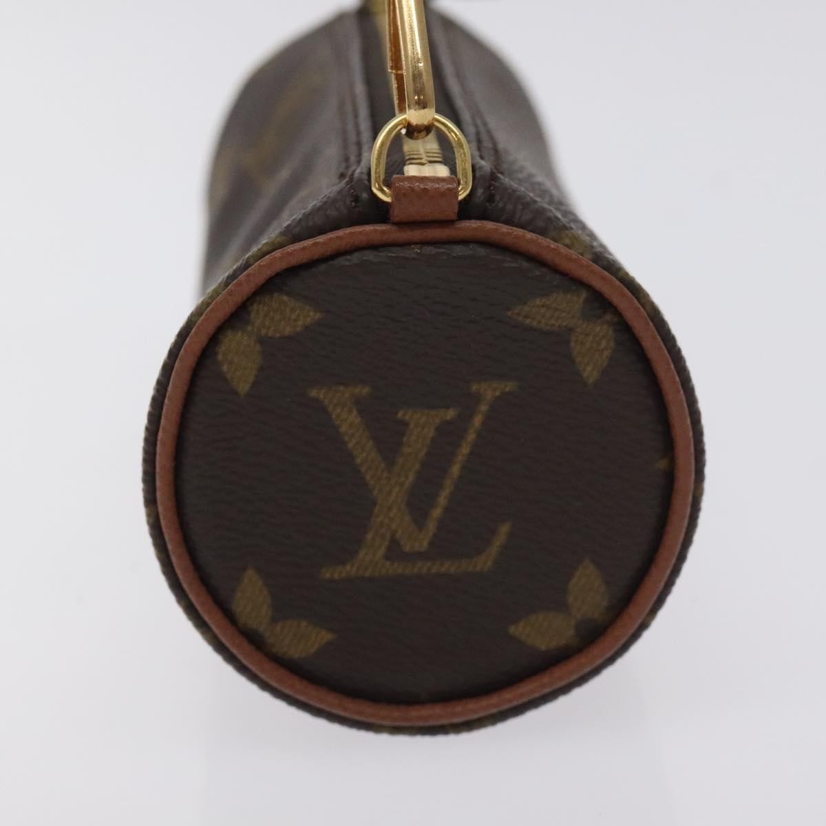 Louis Vuitton Papillon Pochette Monogram Canvas, BROWN, CANVAS, Clutche & pouche